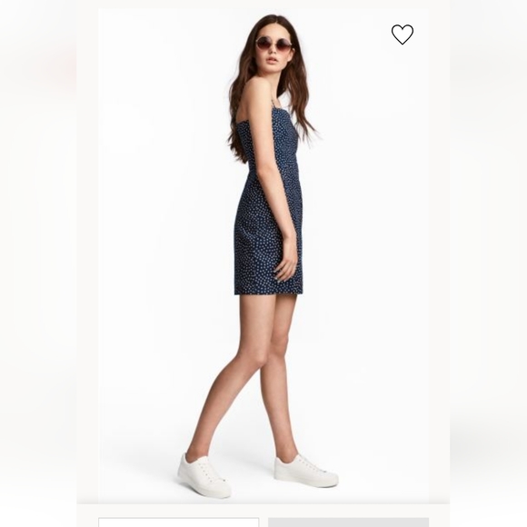 HM Divided polka dot size 6 mini dress WITH TAGS - Picture 8 of 9